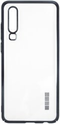 фото Чехол interstep для huawei p30 transparent/black