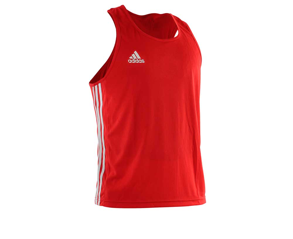Майка Adidas Boxing Top Punch Line, red, XXS INT