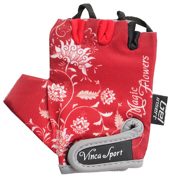 

Велоперчатки Vinca Sport Magic Flowers, красный, 7XS, Красный;серый, Magic Flowers