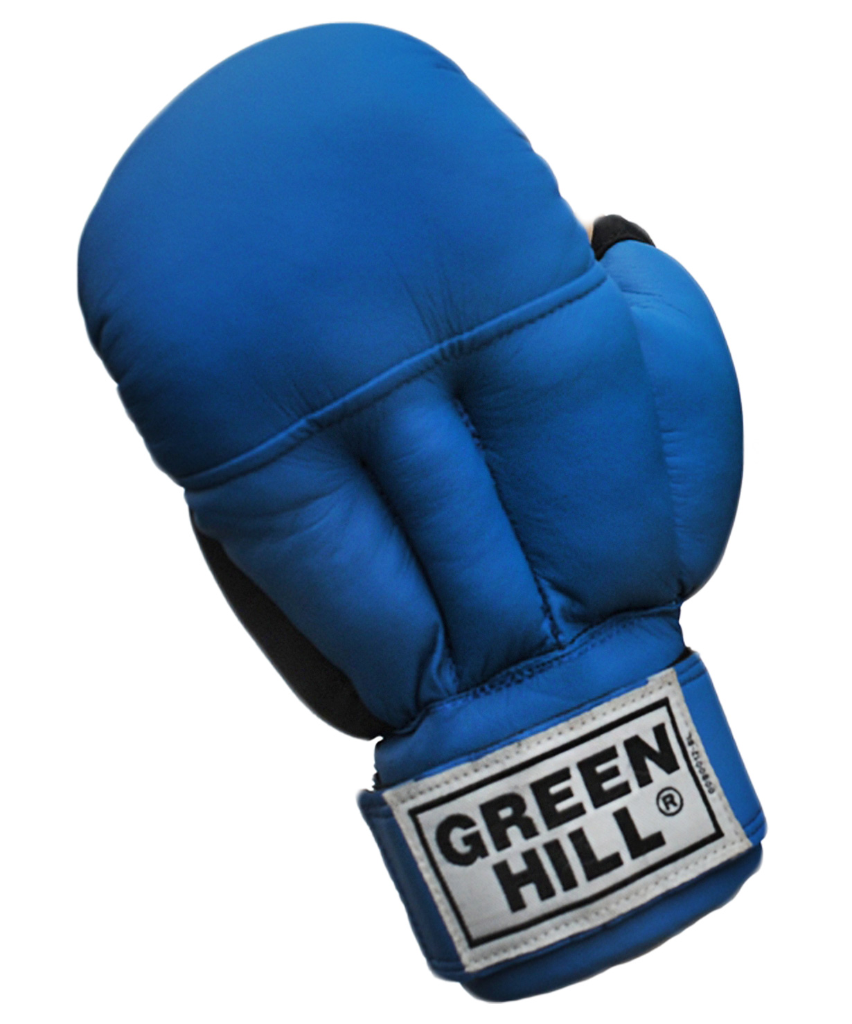 фото Перчатки для рукопашного боя green hill pg-2047, к/з, синий (s)