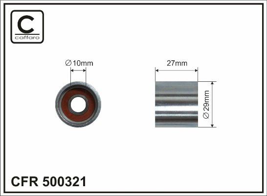 фото Натяжной ролик caffaro 500321