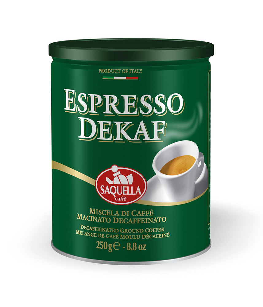 Кофе молотый Saquella без кофеина Espresso Dekaf 250 г