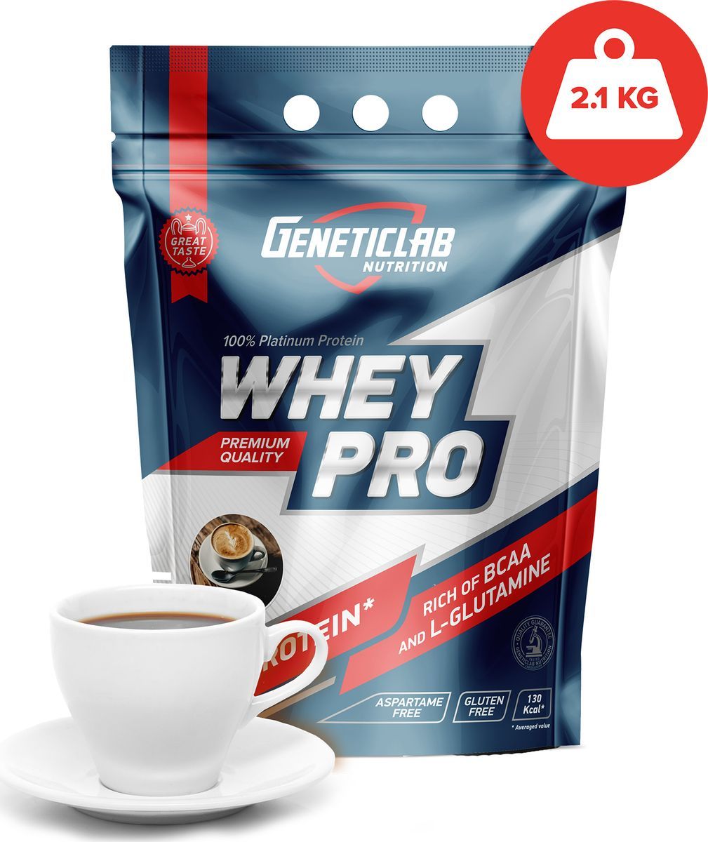 фото Протеин geneticlab nutrition whey pro, 2100 г, coffee