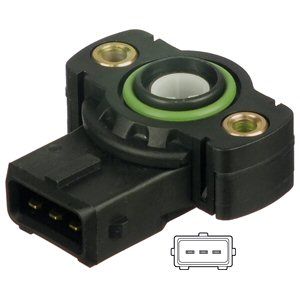 

Датчик, положение дроссельной заслонки DELPHI SS10562-12B1