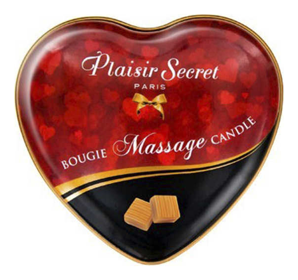 фото Массажная свеча plaisir secret bougie massage candle с ароматом карамели 35 мл