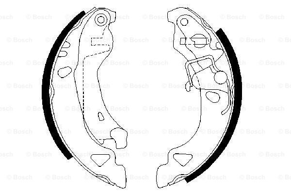 

Комплект тормозных колодок BOSCH 0 986 487 317