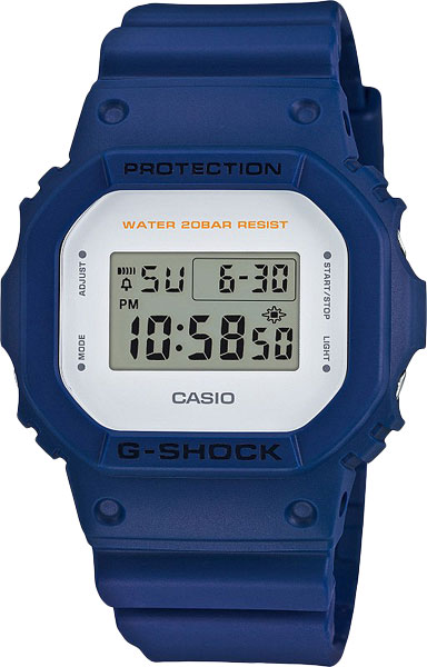 фото Японские наручные часы casio g-shock dw-5600m-2e с хронографом