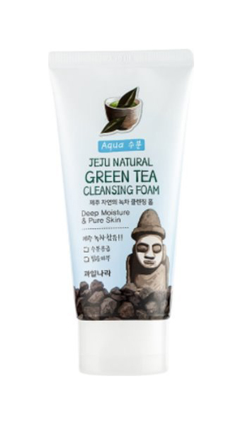 Купить Пенка для умывания Welcos Jeju Natural Green Tea Cleansing Foam 120 г