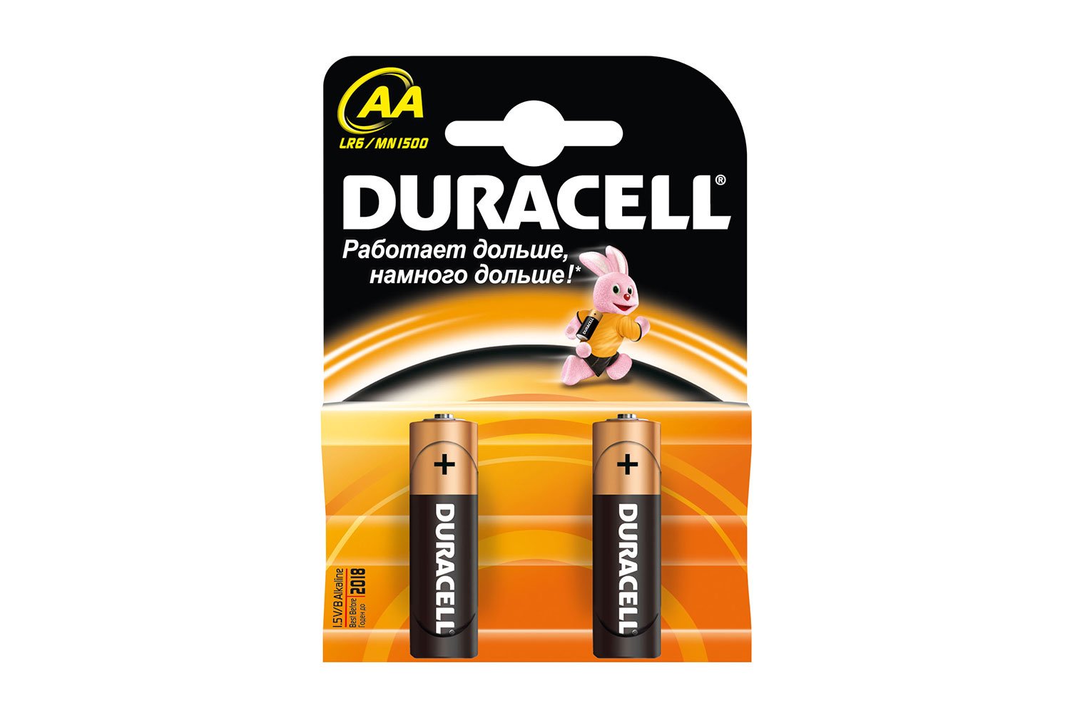 Батарейка Duracell LR6-2BL 2 шт батарейки duracell aaa 1 5в 18 шт