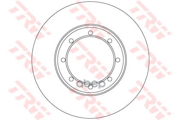 фото Тормозной диск trw/lucas для df6372