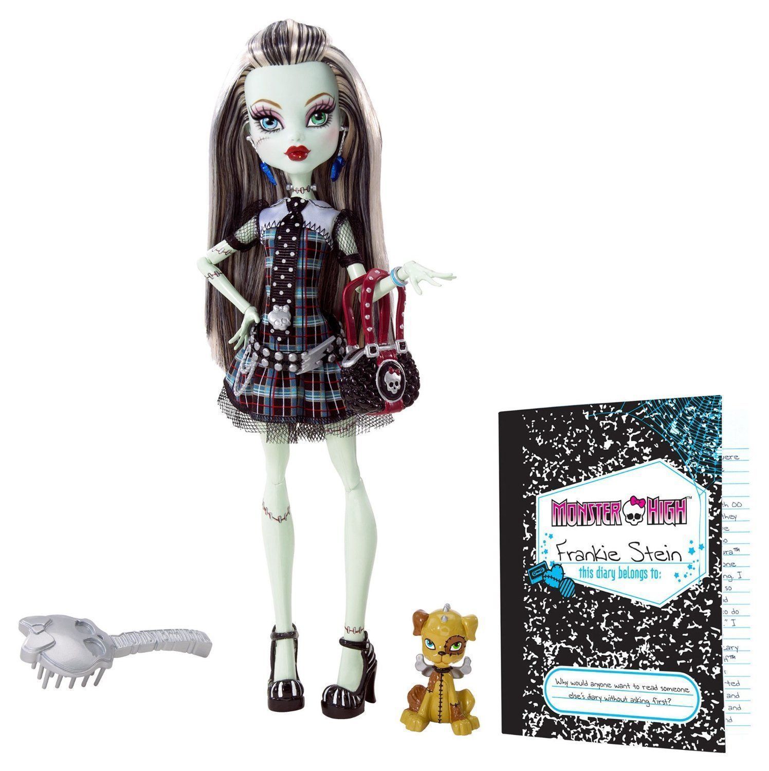 

Кукла Monster High Фрэнки Штейн - Базовая с питомцем BBC43
