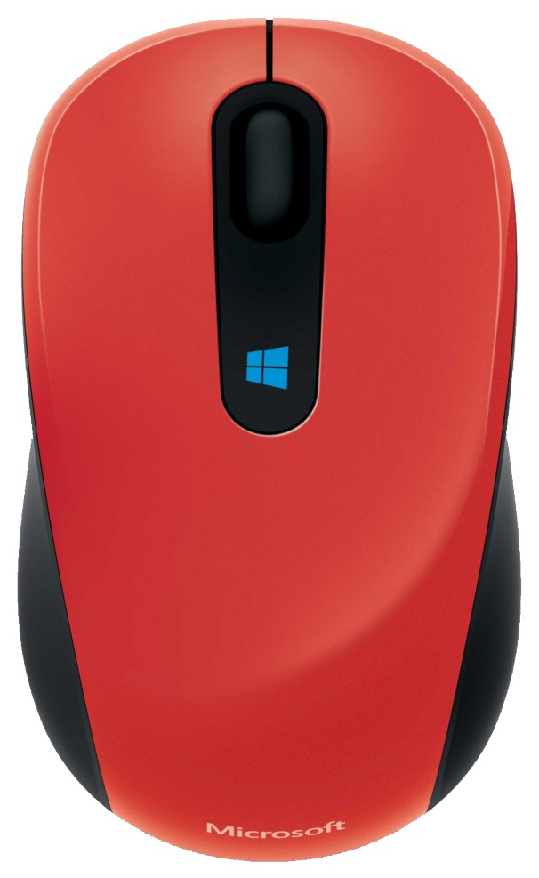 Беспроводная мышь Microsoft Sculpt Mobile Flame Red/Black (43U-00026)