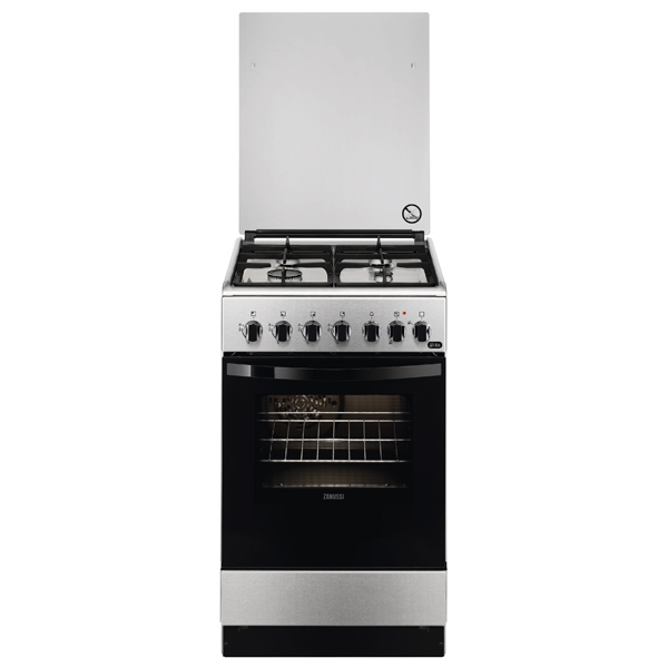 

Газовая плита Zanussi ZCK9552H1X Silver, ZCK9552H1X