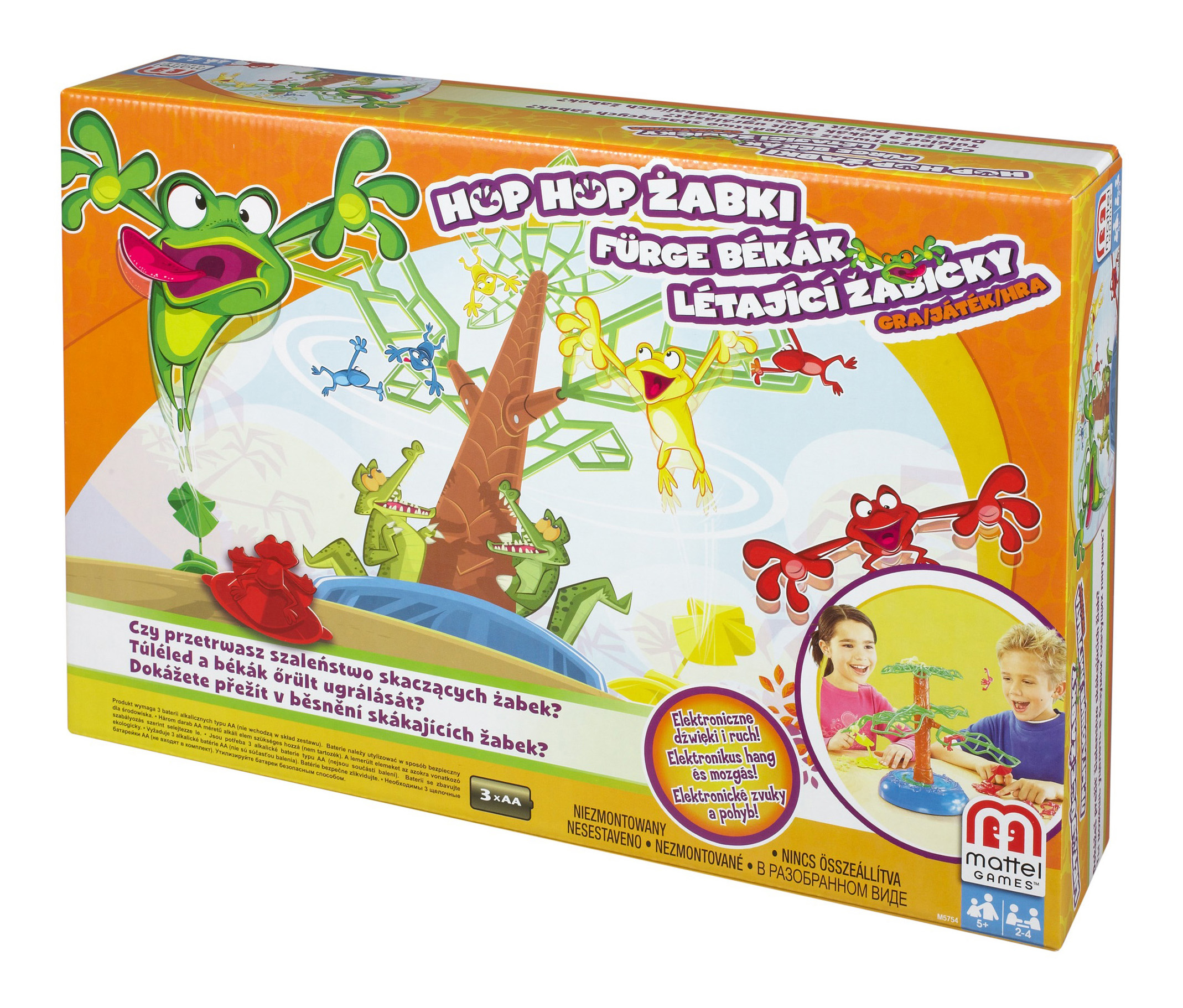 

Семейная настольная игра Mattel FLIPPIN FROGS 5L EE M5754