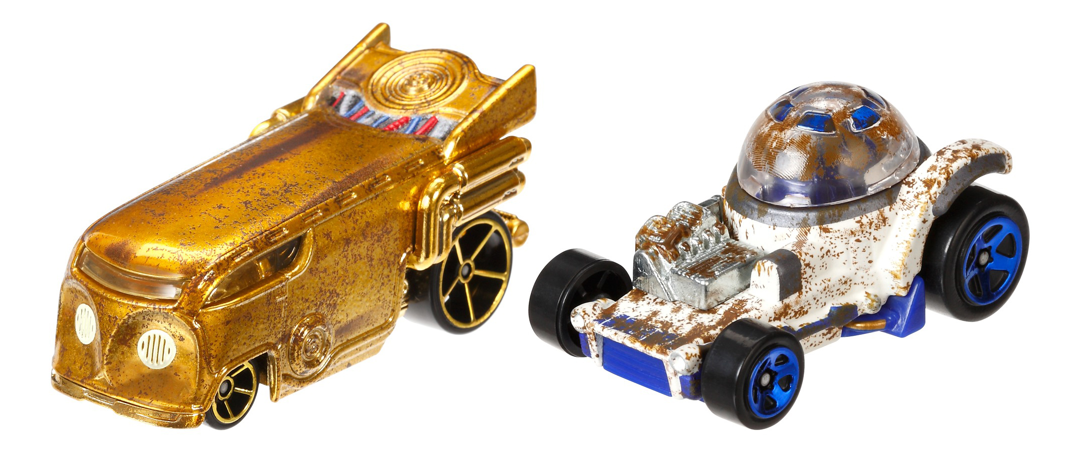 Набор машинок Hot Wheels Звездные войны: R2-D2 и C-3PO CGX02 CGX04