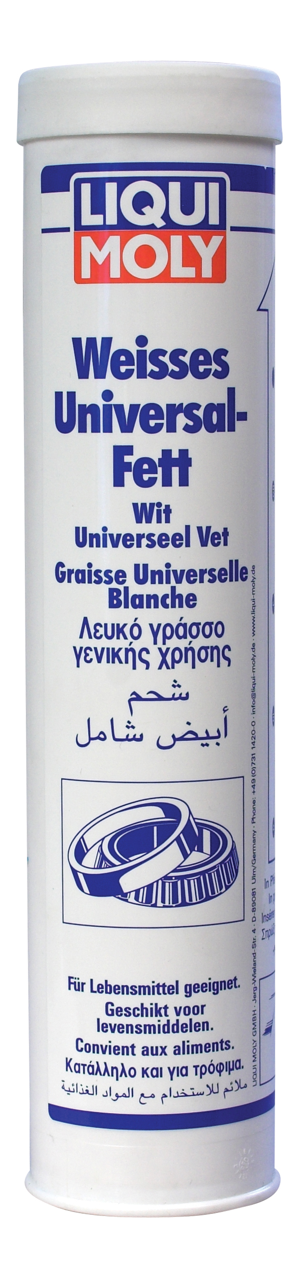 Белая универсальная смазка LIQUI MOLY 8918 Weisses Universal-Fett 0,4 кг
