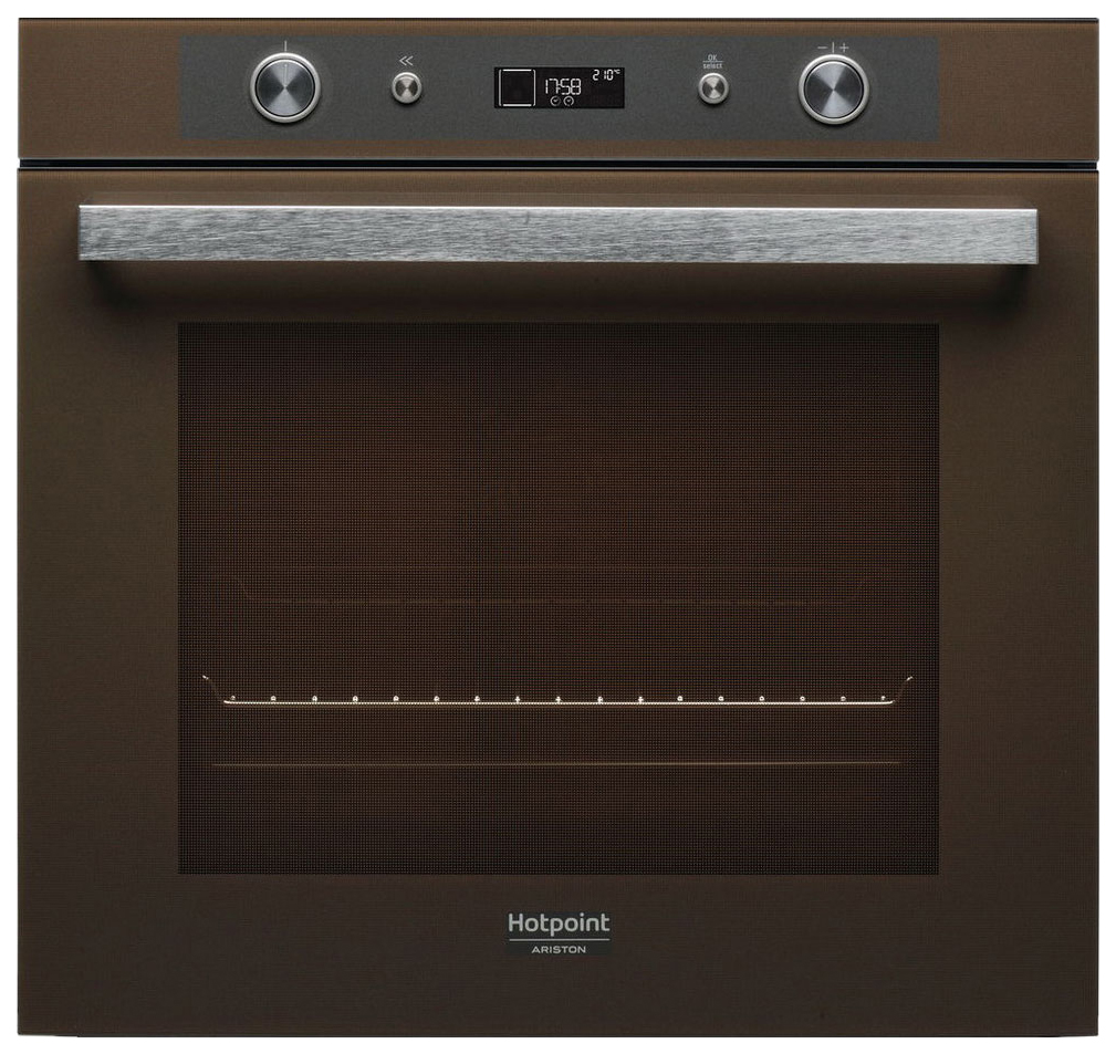 фото Встраиваемый электрический духовой шкаф hotpoint-ariston fi7 861 sh cf ha brown