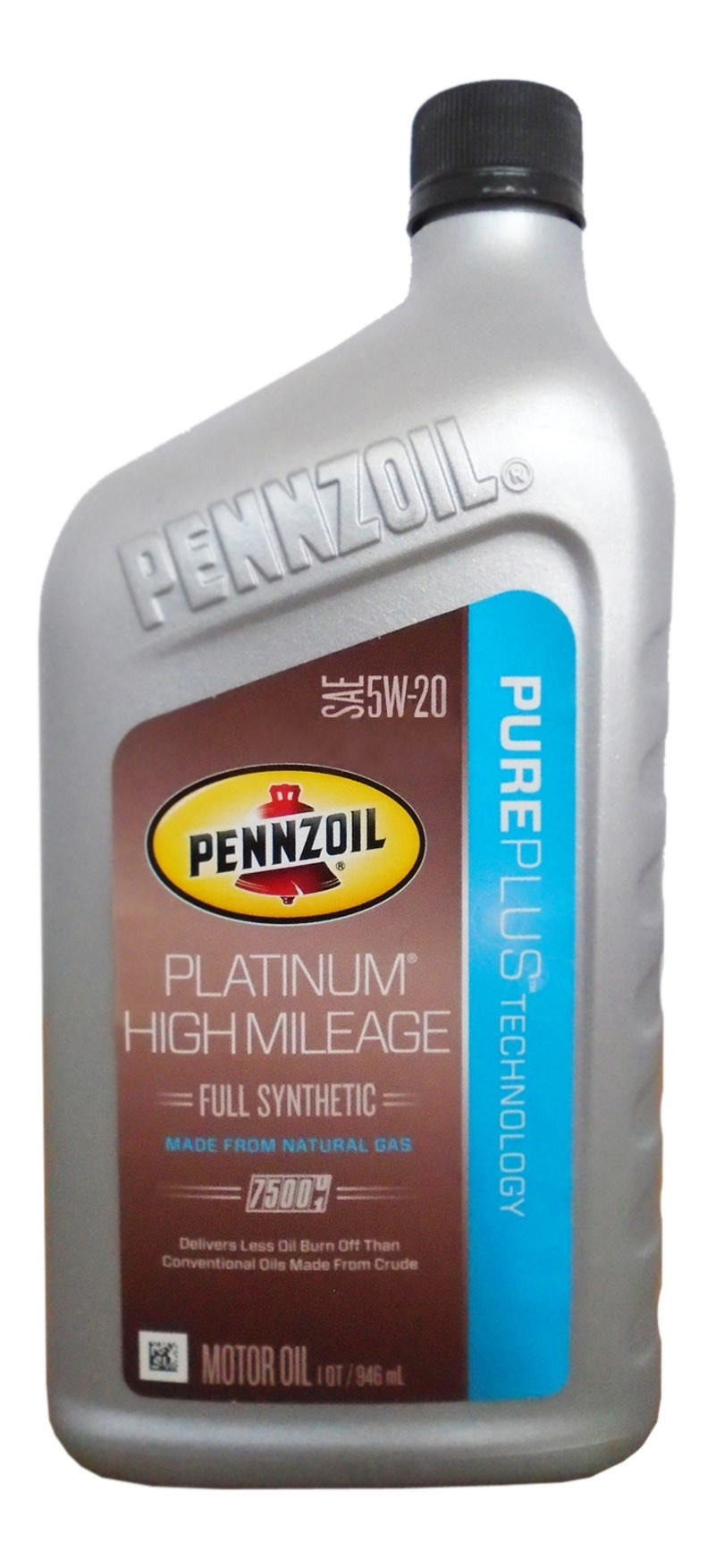 фото Моторное масло pennzoil platinum high mileage 5w-20 0,946л