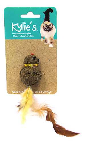 фото Мягкая игрушка для кошек chomper птичка с кошачьей мятой, сизаль, разноцветный, 19 см