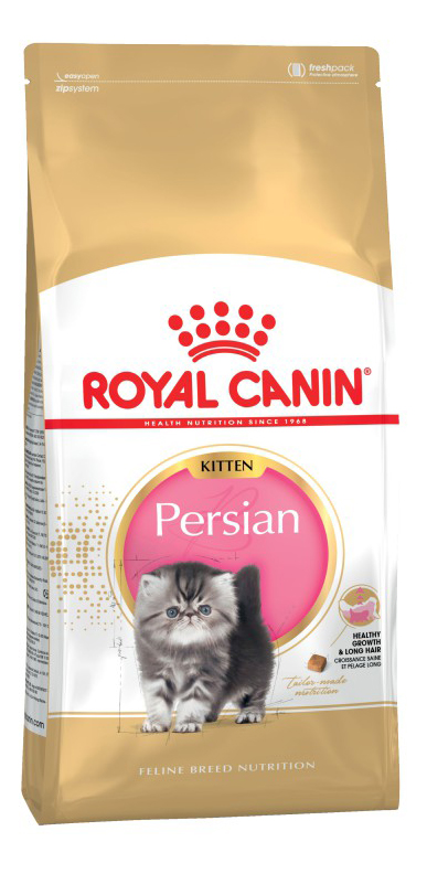 фото Сухой корм для котят royal canin persian kitten, персидская, домашняя птица, 10кг