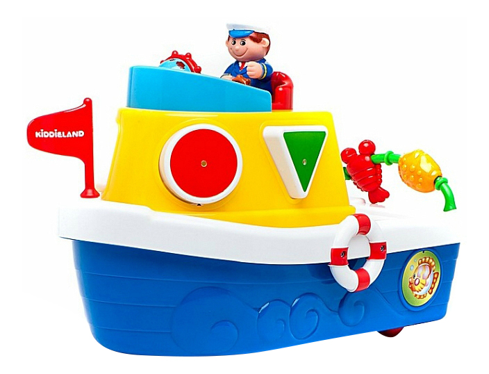 

Развивающая игра Kiddieland "Мой первый корабль-сортер", мой первый корабль-сортер