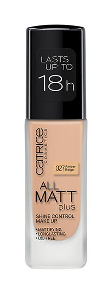 фото Тональный крем catrice all matt plus shine control make up amber beige №027 30 мл