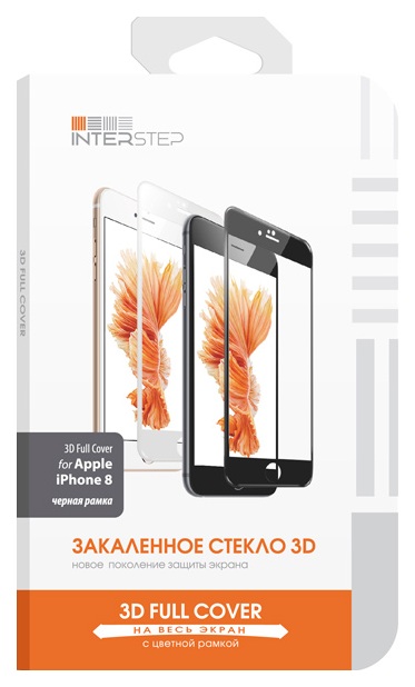 

Защитное стекло InterStep для Apple iPhone 8 Black (IS-TG-IPHO83DBL-000B201), iS-TG-IPHO83DBL-000B201
