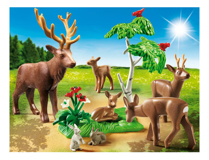 

Игровой набор Playmobil PLAYMOBIL Олень с семьей, олень с семьей