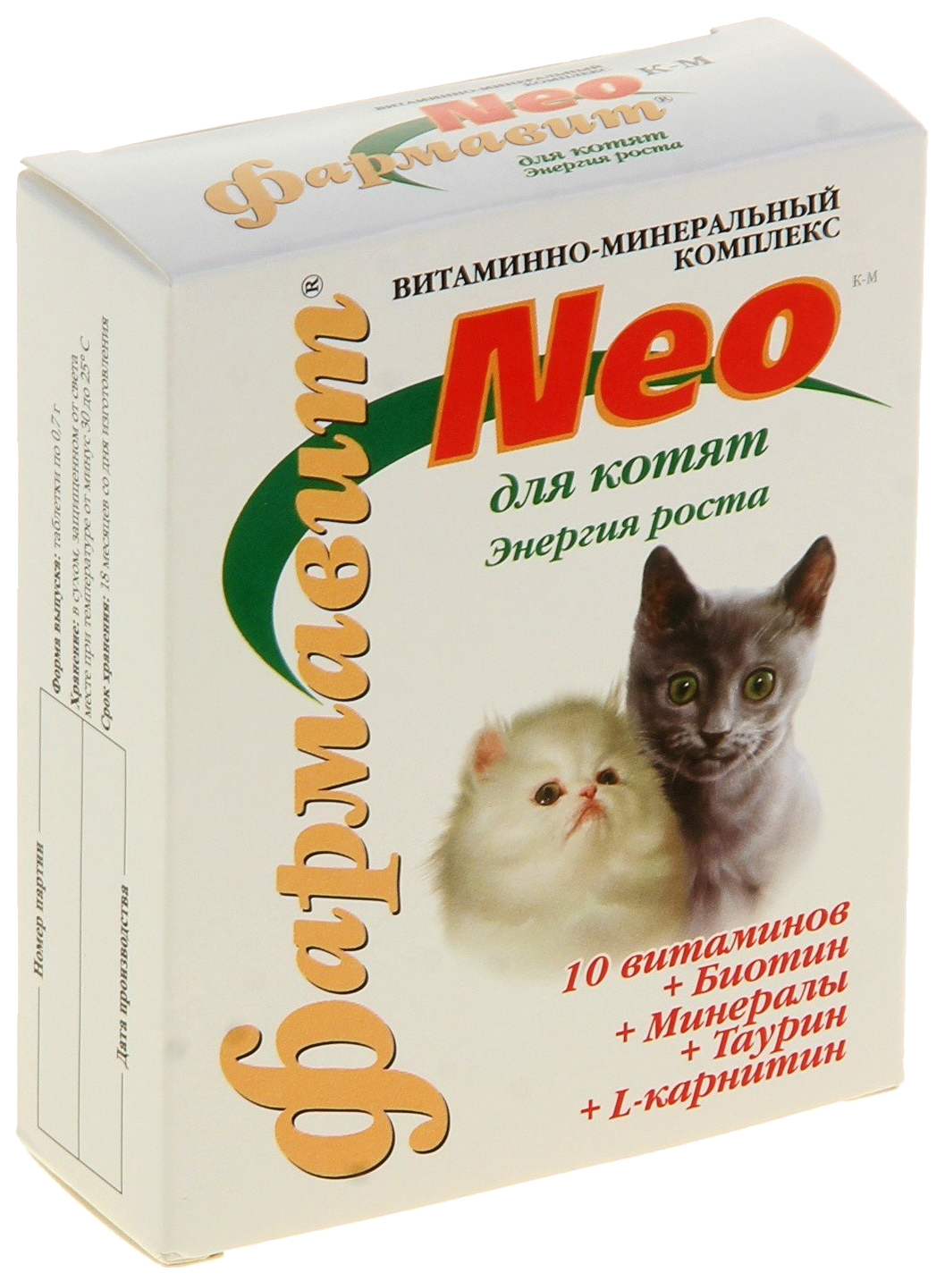 Витаминный комплекс для котят Фармавит Neo, Энергия роста 60 таб