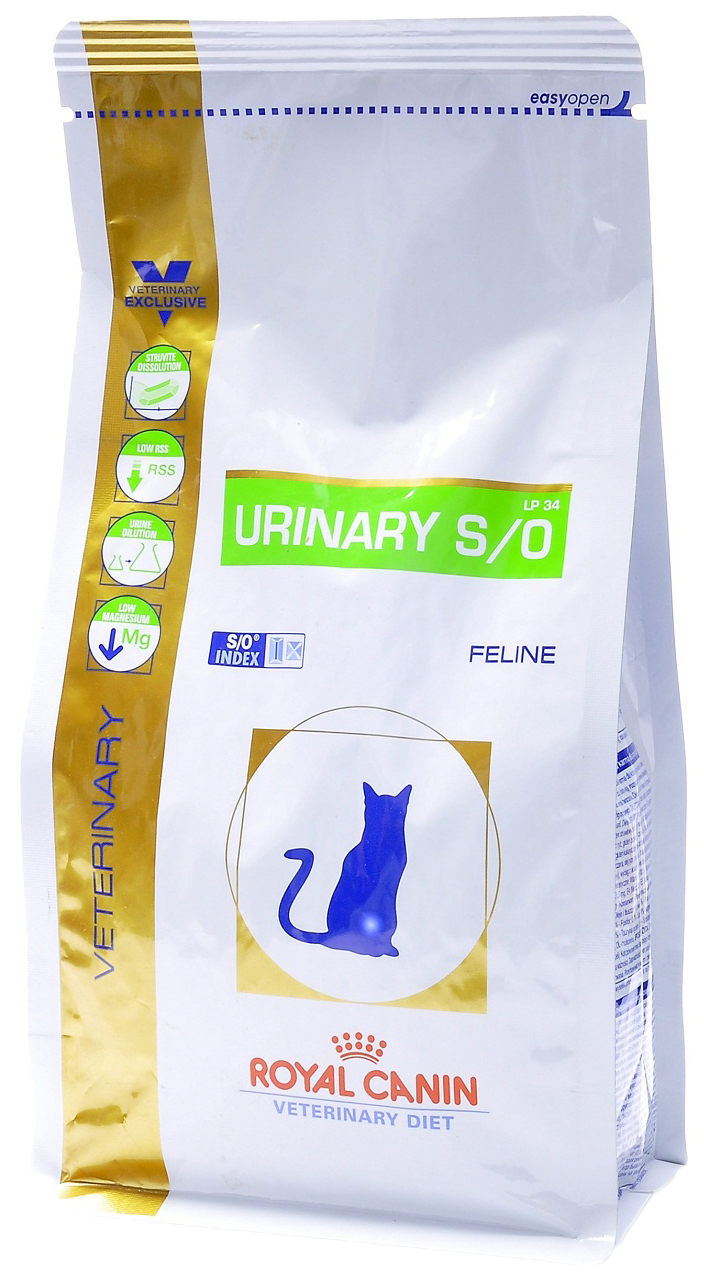 

Сухой корм для кошек ROYAL CANIN Urinary S/O, лечение и профилактика МКБ, 0,4кг, Urinary S/O