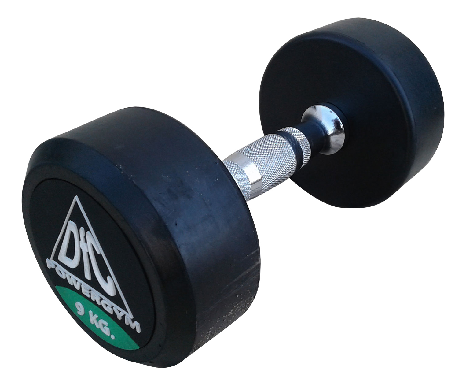 Неразборные гантели обрезиненные DFC Powergym DB002 2 x 9 кг, черный