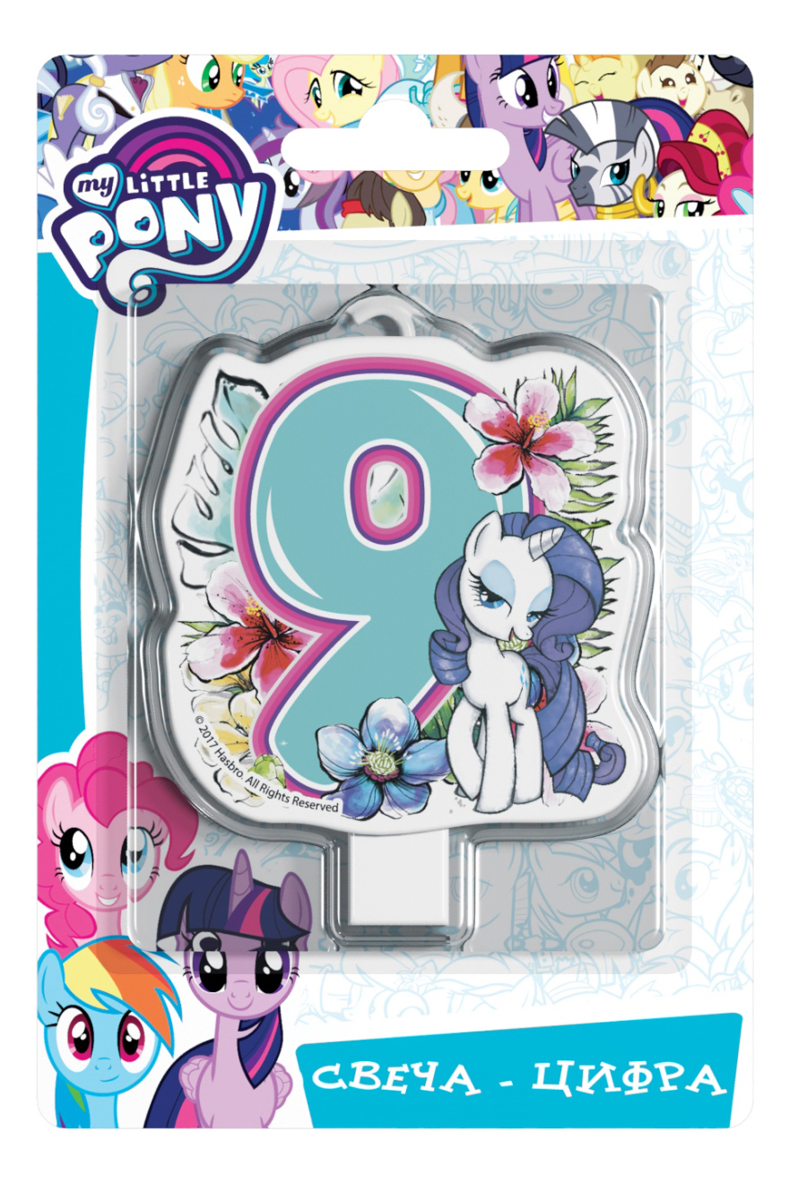 

Свеча-цифра MY LITTLE PONY № 9 33027, № 9