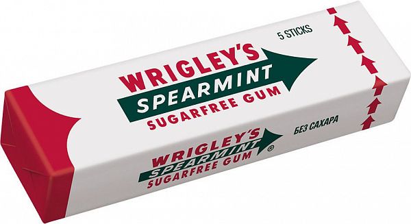 Жевательная резинка Wrigley spearmint 13 г