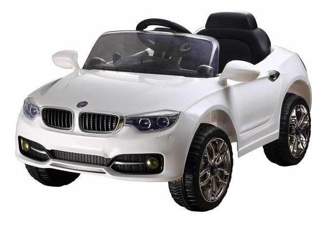 

Электромобиль BMW белый RIVERTOYS, BMW белый