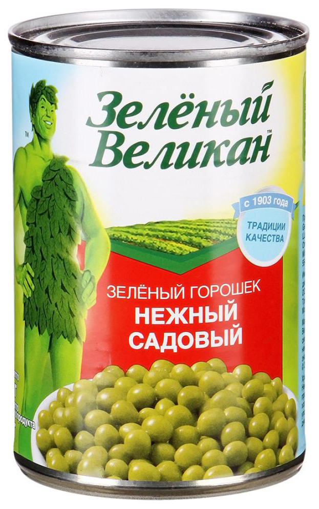 

Горошек Зеленый Великан садовый 425 г