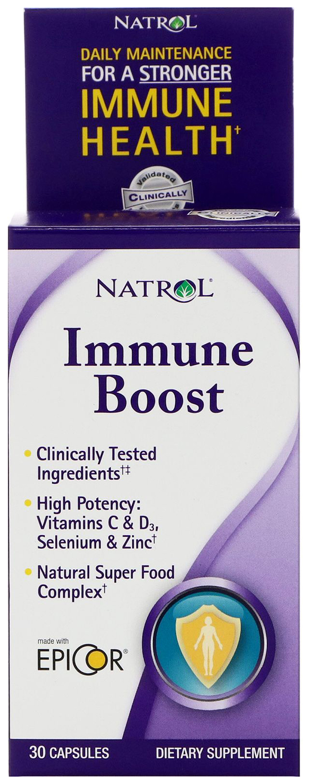 Купить Добавка для иммунитета Natrol Immune Boost 30 капс. натуральный