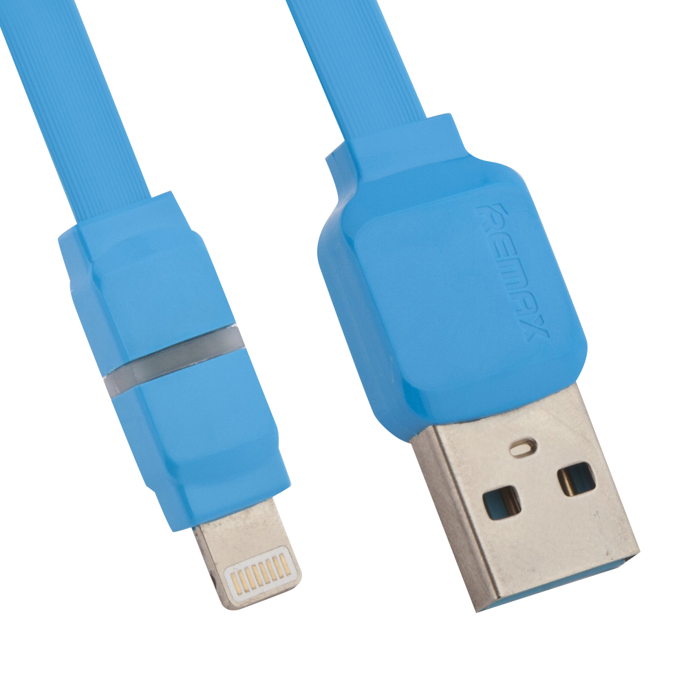 

Кабель Remax rc-029i Lightning 1м Blue, RC-029I