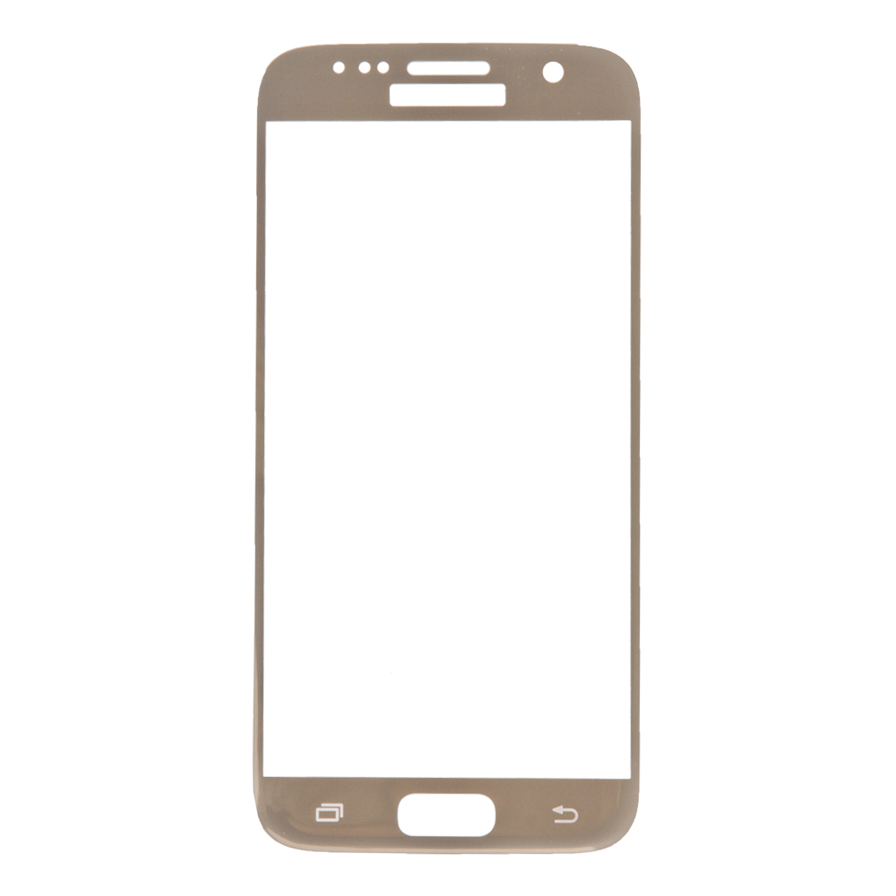 

Защитное стекло LP для Samsung Galaxy S7 Tempered Glass 0,33 мм 9H (золотая рамка)