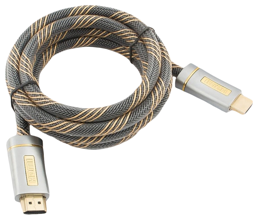 фото Кабель gembird hdmi - hdmi, 1,8м grey (cc-p-hdmi02-1,8m)