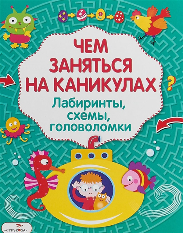 фото Чем заняться на каникулах? лабиринты, схемы, головоломк и вып. 3. стрекоза