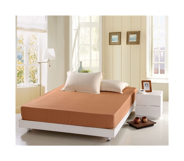 

Простынь на резинке бамбук 90x200 Valtery BP-04 терракотовый