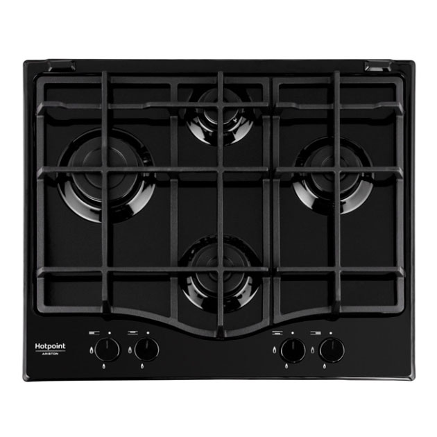 фото Встраиваемая газовая панель hotpoint-ariston pcn 641 /ha black