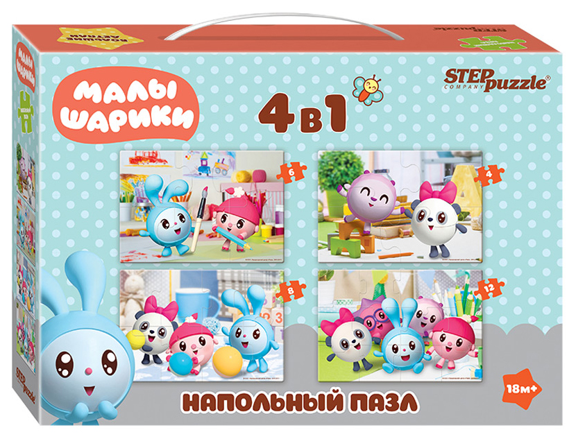 

Пазл Step Puzzle смешарики 30 деталей, 4в1-1