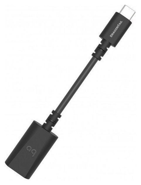 

Переходник AudioQuest Dragontail USB C, Черный