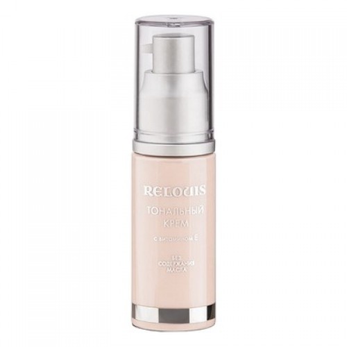 Тональный крем с витамином Е Relouis тон 40 Слоновая кость 30 мл