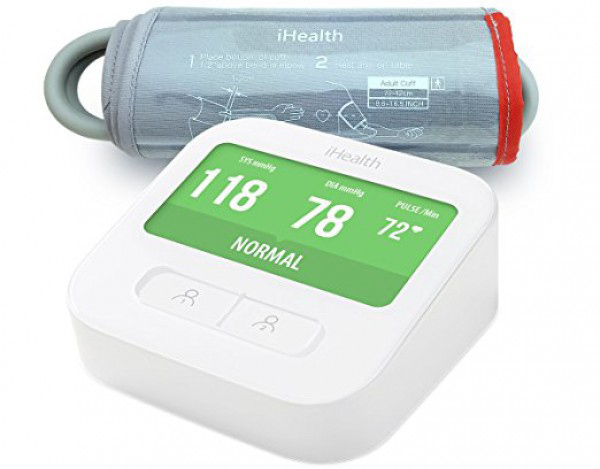 фото Тонометр ihealth clear wireless blood pressure monitor slrbpm1 (white)