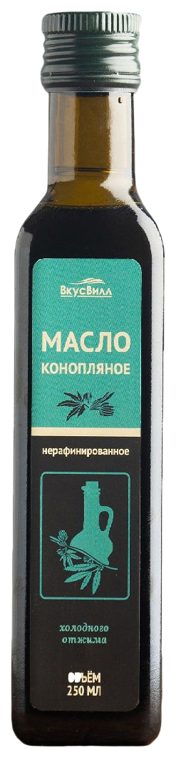 фото Масло конопляное вкусвилл нерафинированное холодного отжима 250 г