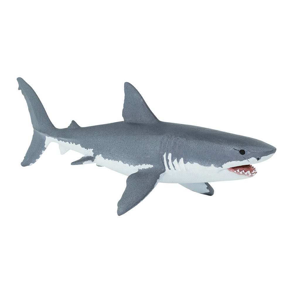 Фигурка Safari Ltd Большая белая акула intex надувной плотик белая акула