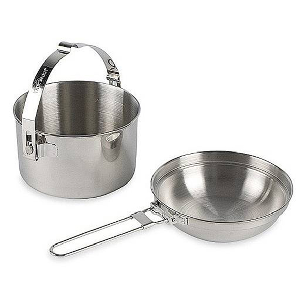 

Набор походной посуды Tatonka Kettle 2 предмета, стальной, Kettle