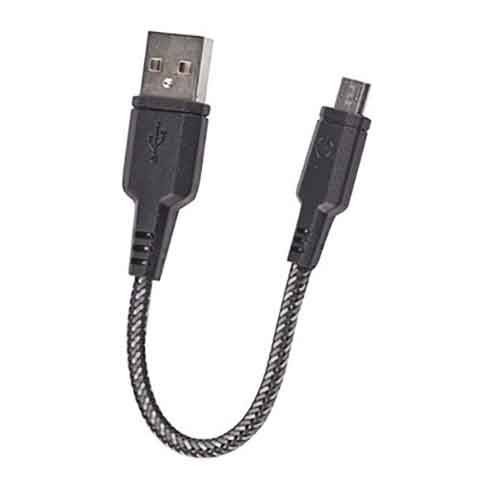 Кабель EnergEA Nylotough Micro-USB Quick Charging Cable 0,16 м Black